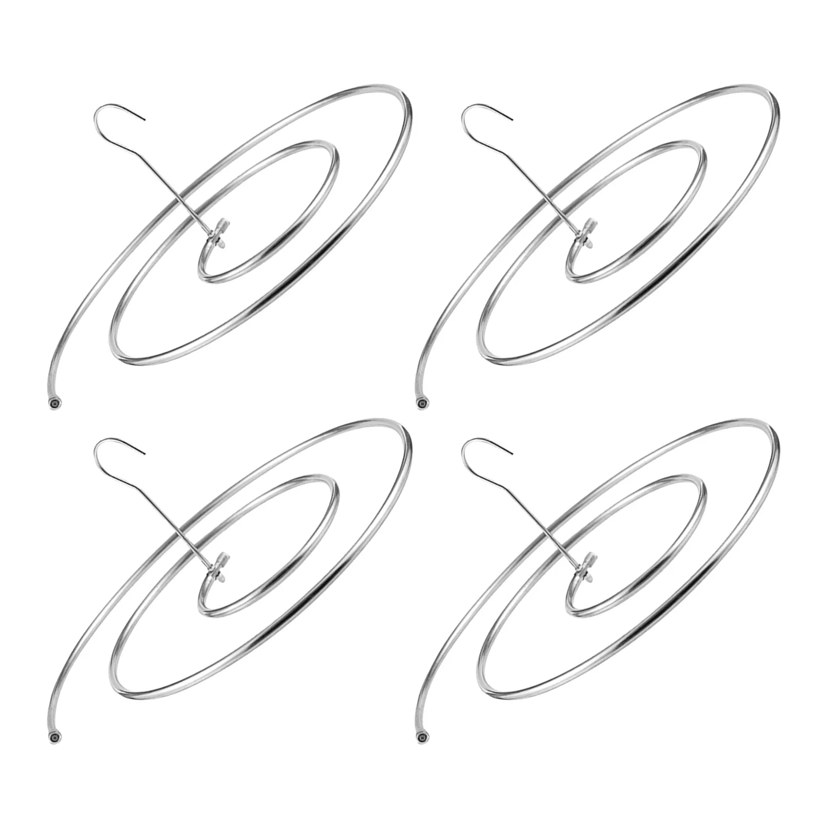 4Pcs Spiral Sheet Dryer Hanger Rustproof Portable Wall Mounted Drying Rack for Towels Quilts Balcony Living Room Household Use
4Pcs Spiral Sheet Dryer Hanger Rustproof Portable Wall Mounted Drying Rack for Towels Quilts Balcony Living Room Household Use
