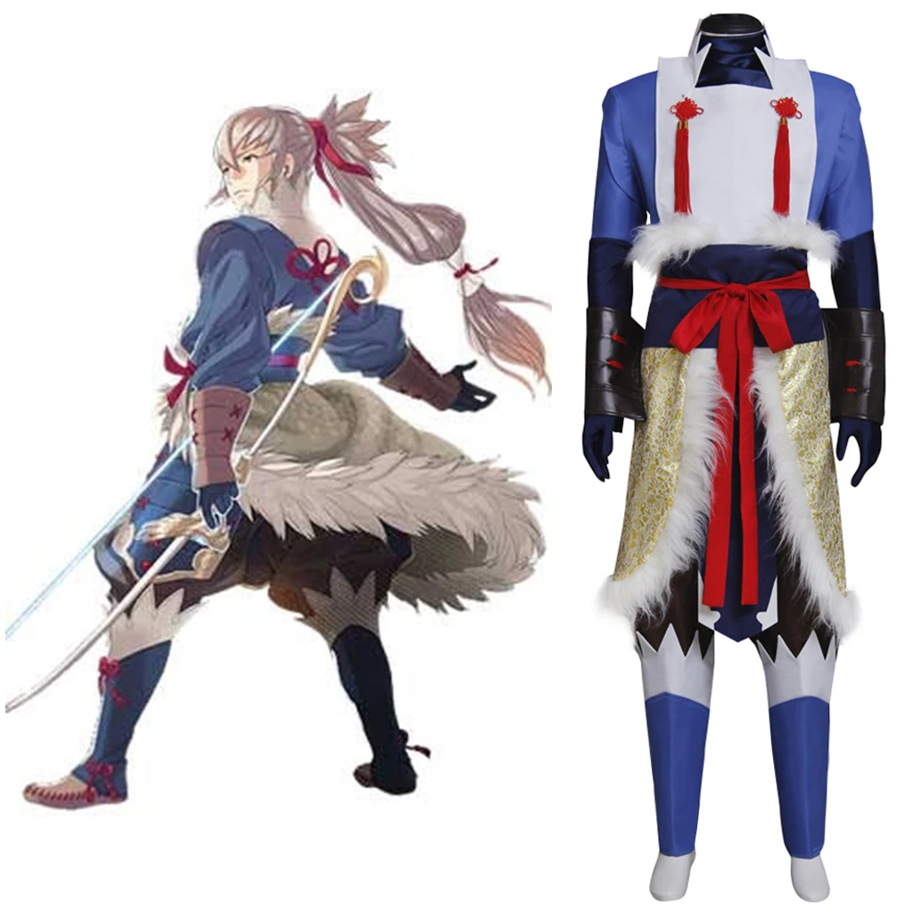 Game Fates Takumi Cosplay Costume Man's Apron Top Pants Suit Halloween Party Outfit
Game Fates Takumi Cosplay Costume Man's Apron Top Pants Suit Halloween Party Outfit