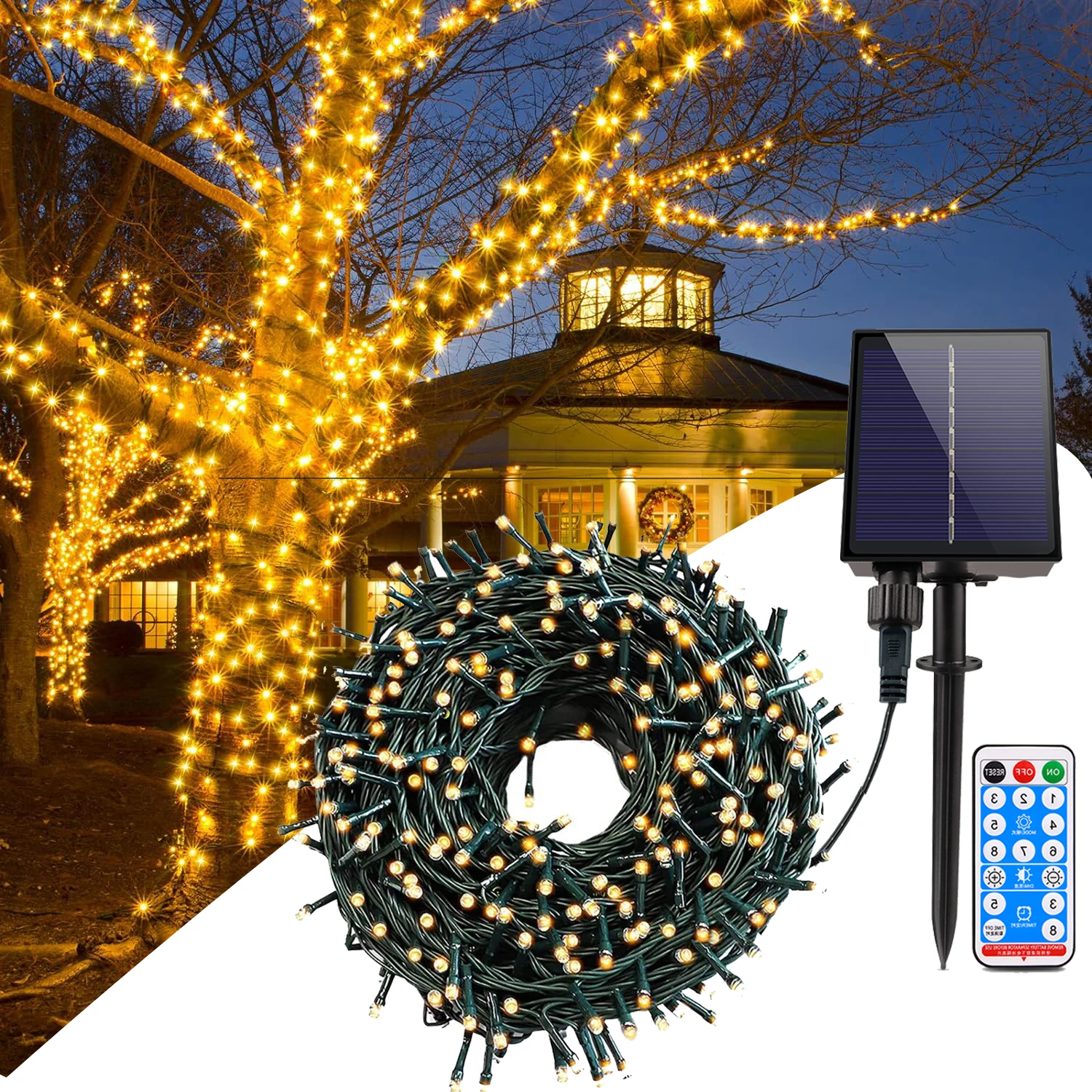 100M-10M LED Solar String Light Fairy Outdoor Garden Waterproof Lamp 2024 Christmas Garland Xmas Holiday Party Home Decoration
100M-10M LED Solar String Light Fairy Outdoor Garden Waterproof Lamp 2024 Christmas Garland Xmas Holiday Party Home Decoration