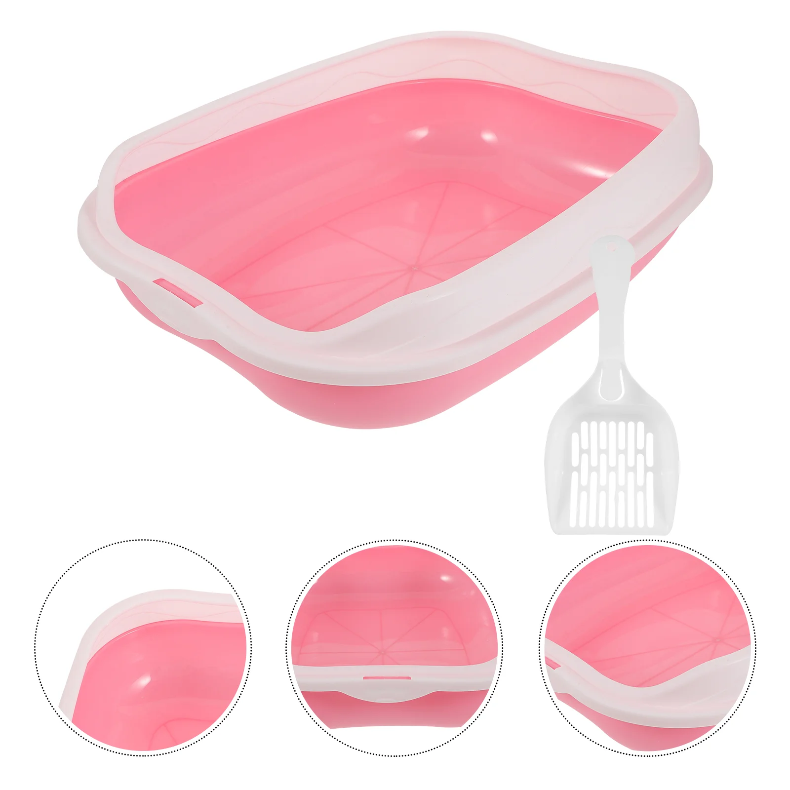 Cat Litter Box Open Type Large Capacity Toilet Small Boxes for Cats Pet Detachable Kitten Clean Plastic Supply Easy Cleaning
Cat Litter Box Open Type Large Capacity Toilet Small Boxes for Cats Pet Detachable Kitten Clean Plastic Supply Easy Cleaning