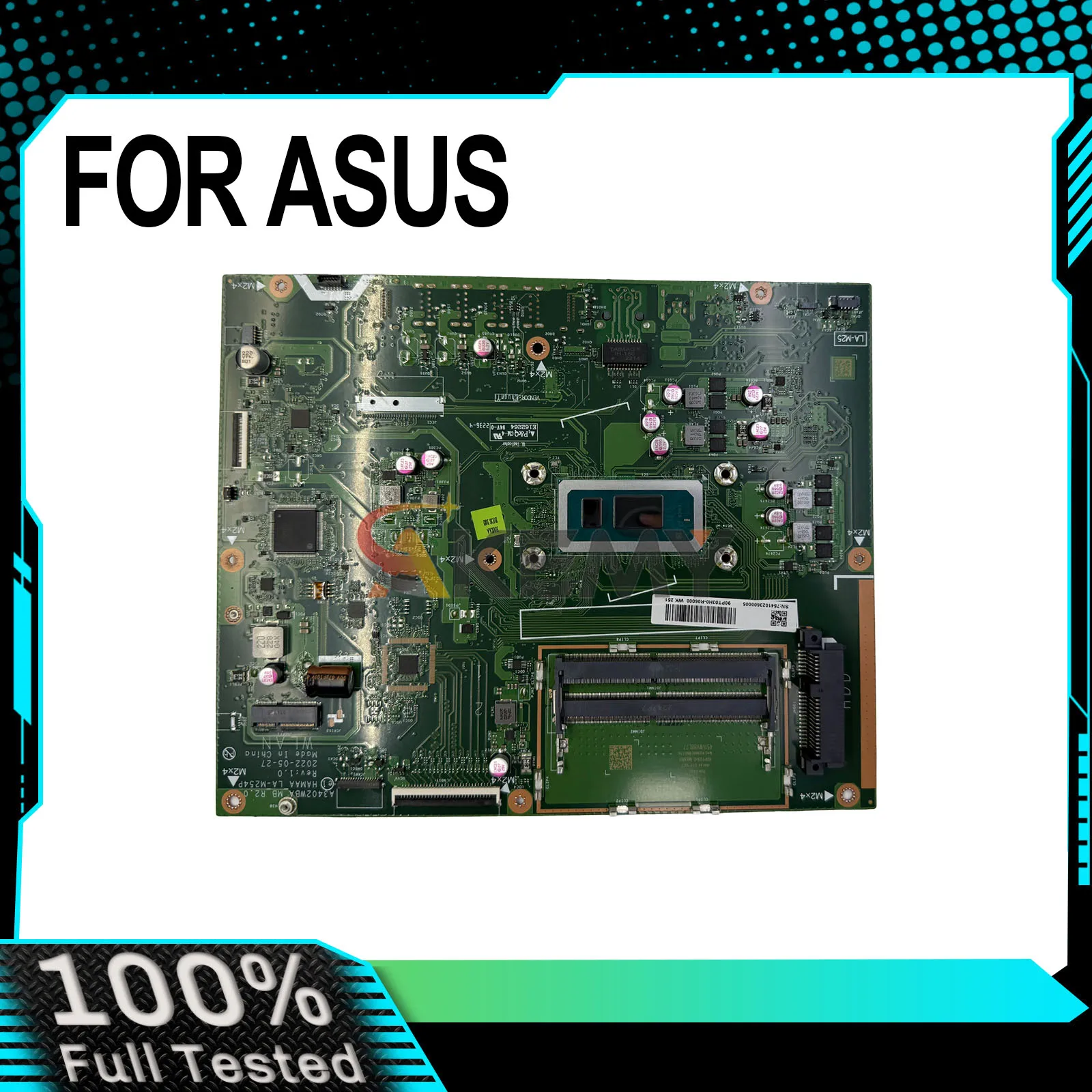 For ASUS Vivo AIO A3402WBA LA-M254P Laptop Motherboard 8505 i7-1255U i3-1215U i5-1235U CPU 100% Tested OK
For ASUS Vivo AIO A3402WBA LA-M254P Laptop Motherboard 8505 i7-1255U i3-1215U i5-1235U CPU 100% Tested OK