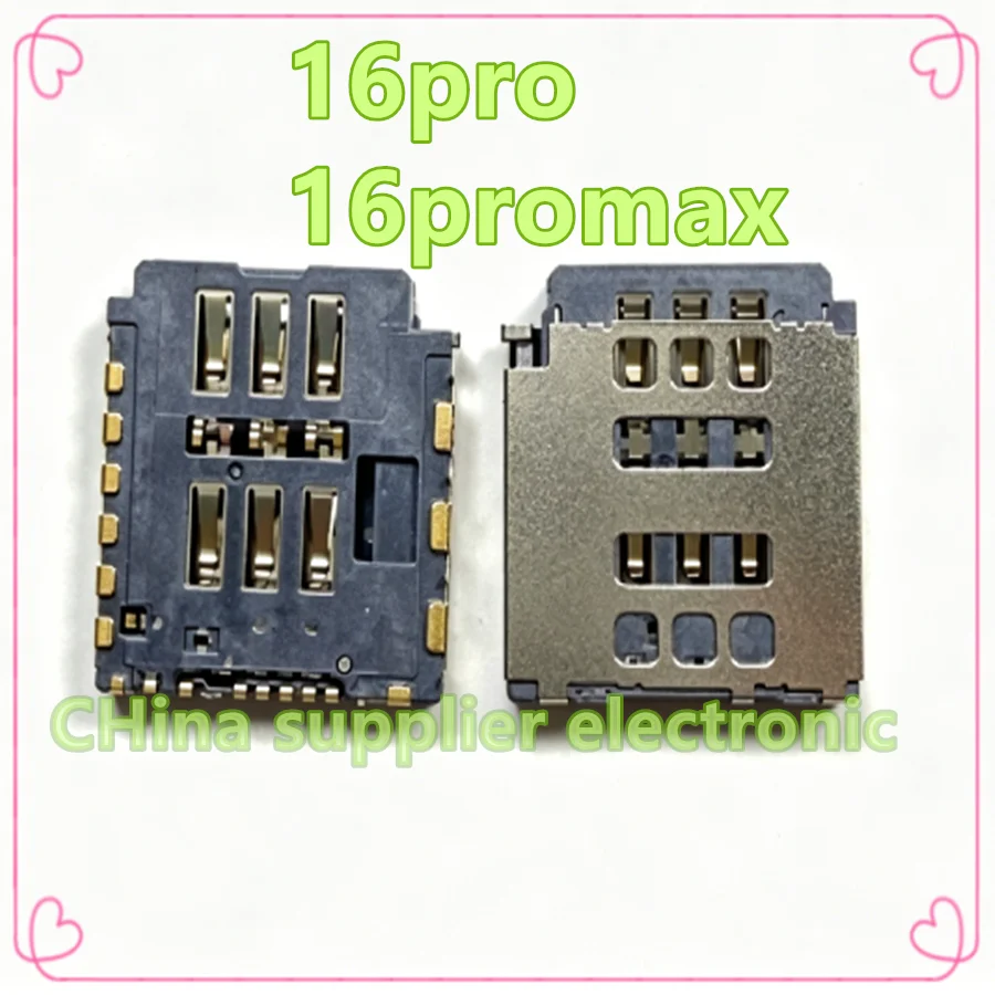 For iphone 16promax dual card slot card holder 16pro dual card base SIM card holder 16PM card slot
For iphone 16promax dual card slot card holder 16pro dual card base SIM card holder 16PM card slot