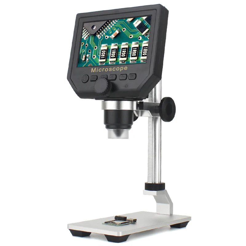 600X digital microscope electronic video microscope 4.3 inch HD LCD soldering microscope phone repair Magnifier + metal stand
600X digital microscope electronic video microscope 4.3 inch HD LCD soldering microscope phone repair Magnifier + metal stand