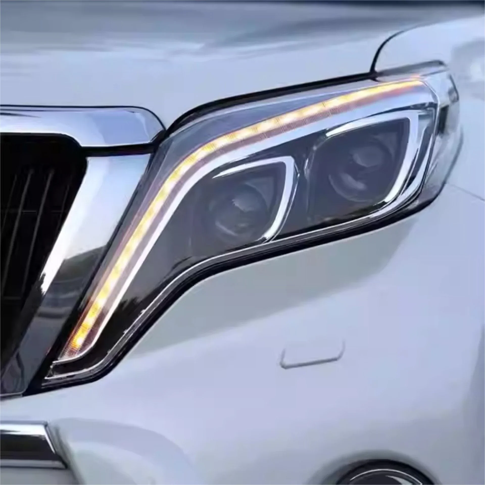 Комплект кузова в сборе для Toyota Prado 14-17 светодиодные дневные ходовые огни указатель поворота автомобильные аксессуары
Комплект кузова в сборе для Toyota Prado 14-17 светодиодные дневные ходовые огни указатель поворота автомобильные аксессуары