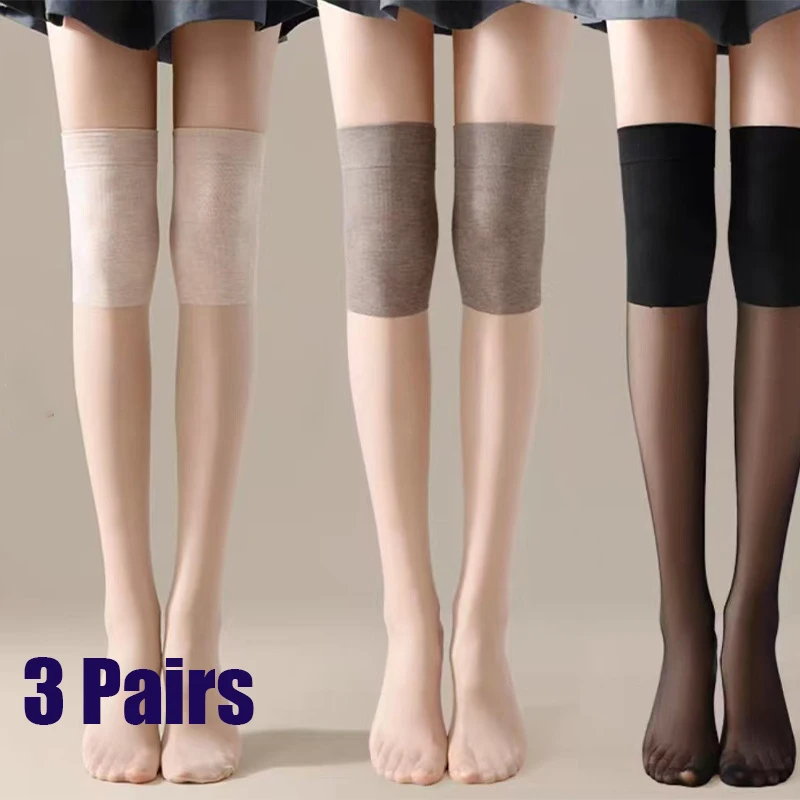 3Pair Summer Thin Anti-snag Long Socks Women Over Knee Air Conditioning Cold Resistant Leg Skin Friendly Stockings
3Pair Summer Thin Anti-snag Long Socks Women Over Knee Air Conditioning Cold Resistant Leg Skin Friendly Stockings