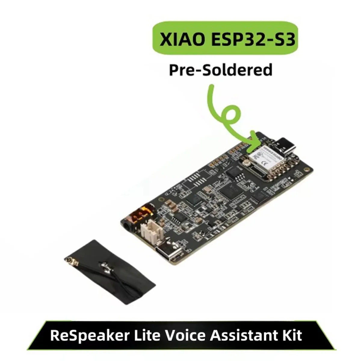 Комплект голосового помощника ReSpeaker Lite ESPHome Assistant, 2-микрофонный массив с предварительно припаянной XIAO ESP32S3
Комплект голосового помощника ReSpeaker Lite ESPHome Assistant, 2-микрофонный массив с предварительно припаянной XIAO ESP32S3