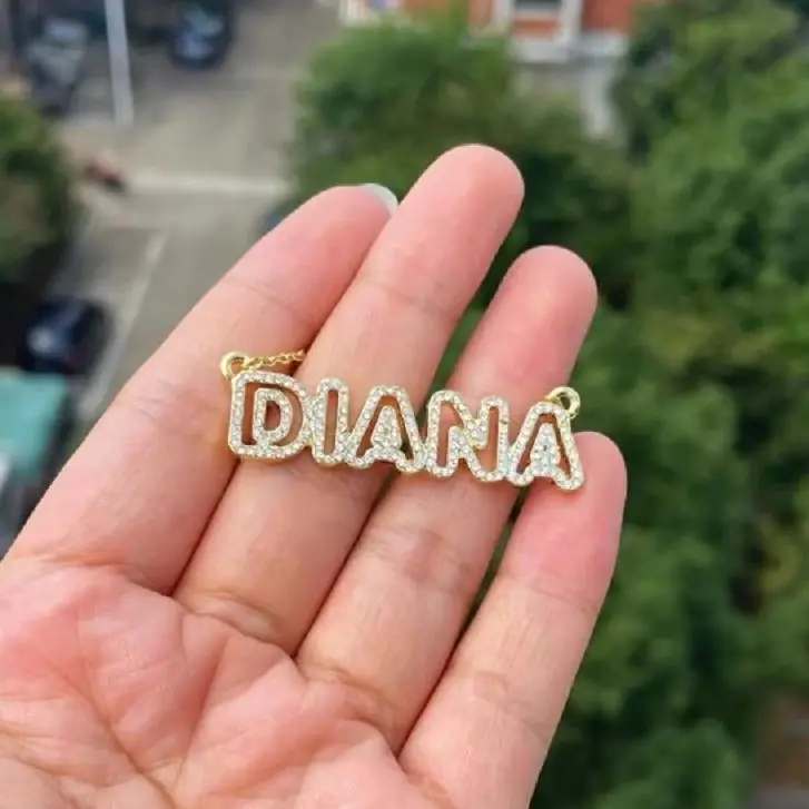 Personalized Name Necklace Gold Plated Nameplate Cubic Zirconia Letter Necklace Diamond Name Necklace Jewelry Mother's Day Gift
Personalized Name Necklace Gold Plated Nameplate Cubic Zirconia Letter Necklace Diamond Name Necklace Jewelry Mother's Day Gift
