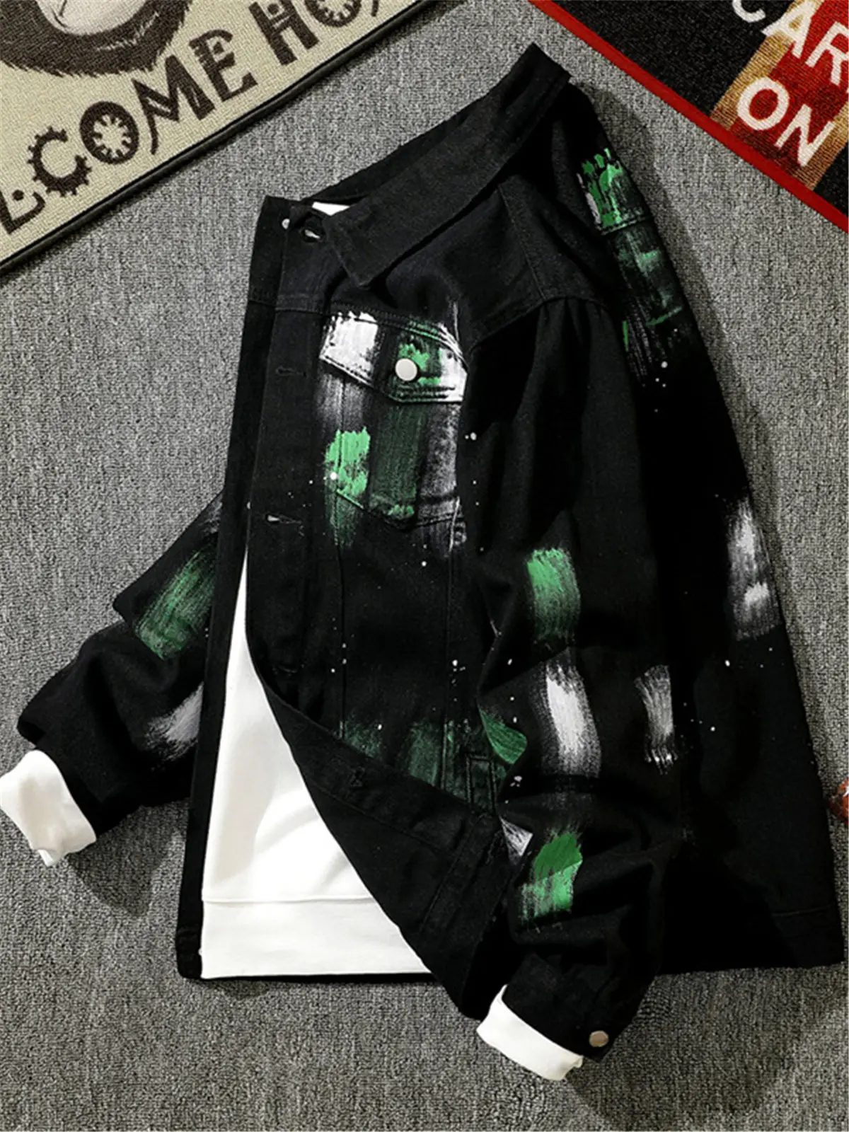 Retro American Dyed Jeans Jaet Men's Trendy Streetwear Loose Versatile Workwear Jaet Spring Autumn Sle Youth Faion
Retro American Dyed Jeans Jaet Men's Trendy Streetwear Loose Versatile Workwear Jaet Spring Autumn Sle Youth Faion