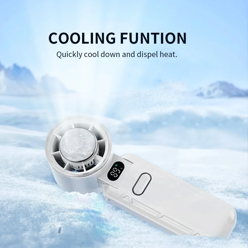 Portable Handheld Fan 5 Gear Wind Air Cooler 3600mAh Rechargeable Hand Fan with Air Turbo Tech Cooling Fan for Travel Camping
Portable Handheld Fan 5 Gear Wind Air Cooler 3600mAh Rechargeable Hand Fan with Air Turbo Tech Cooling Fan for Travel Camping