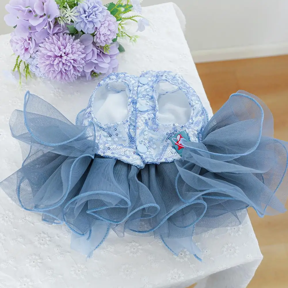 Fancy Pet Attire Elegant Lace Princess Dog Dress for Small Puppies Blingbling Camisole Apparel for Wedding Parties for Doggie
Fancy Pet Attire Elegant Lace Princess Dog Dress for Small Puppies Blingbling Camisole Apparel for Wedding Parties for Doggie