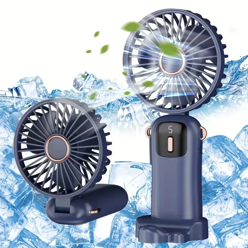 Whisper-Quiet Mini USB Portable Fan - Dual-Use Handheld & Desk Cooler with Comfort Neck Lanyard, 90° Foldable, Rechargeable for
Whisper-Quiet Mini USB Portable Fan - Dual-Use Handheld & Desk Cooler with Comfort Neck Lanyard, 90° Foldable, Rechargeable for