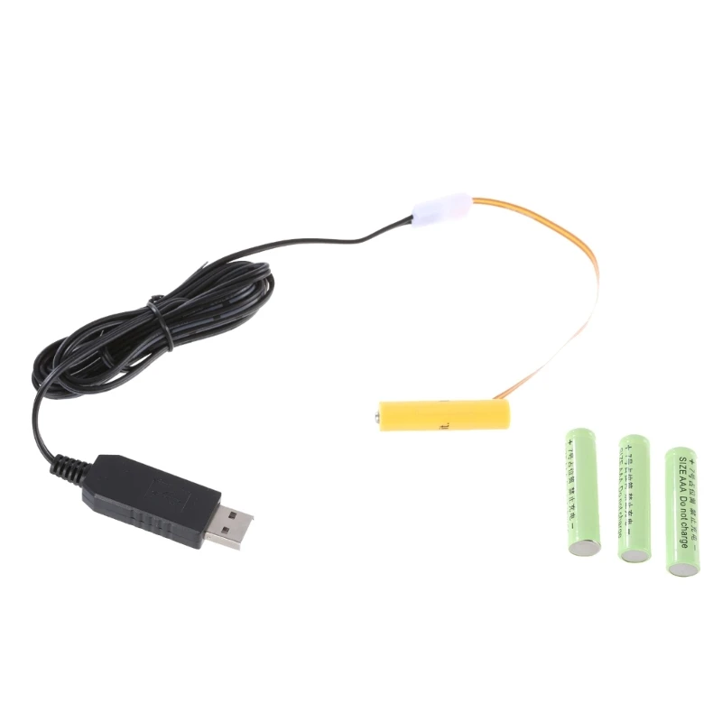 Кабель-переходник для батареи USB 5V2A 6V 1A LR3 позволяет заменить 4 батареи LR03 по 1,5 В
Кабель-переходник для батареи USB 5V2A 6V 1A LR3 позволяет заменить 4 батареи LR03 по 1,5 В