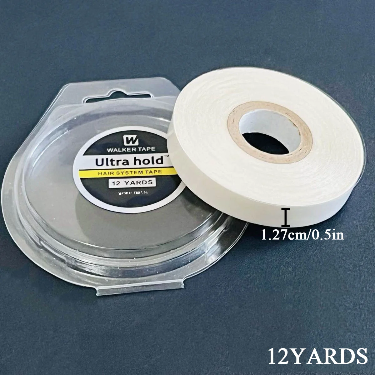 1.27cm*12yards Ultra Hold Hair System Tape Double Sided Adhesive Tape For Hair Extension Toupee Wig White Tape Strong Hold
1.27cm*12yards Ultra Hold Hair System Tape Double Sided Adhesive Tape For Hair Extension Toupee Wig White Tape Strong Hold