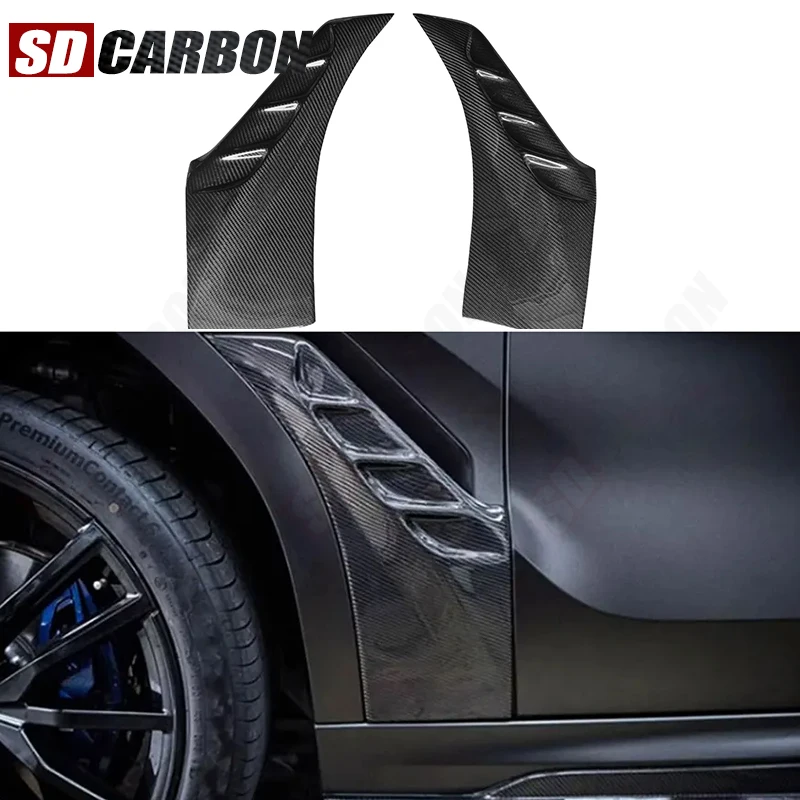 For BMW X6 G06 2019+ Carbon Fiber Wind knife Auto Fender Side Air Vent Outlet Cover Trim Fit Car Accessories
For BMW X6 G06 2019+ Carbon Fiber Wind knife Auto Fender Side Air Vent Outlet Cover Trim Fit Car Accessories