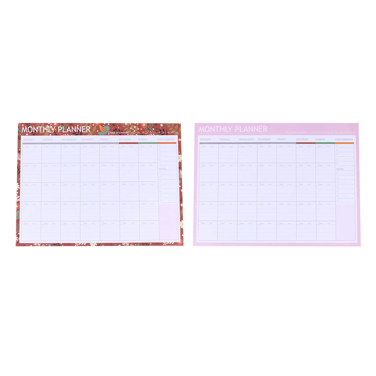 2 Monthly Plan Notepads Small Notebooks for School Office Supplies Memos Practical Schedules Vibrant Student Worker
2 Monthly Plan Notepads Small Notebooks for School Office Supplies Memos Practical Schedules Vibrant Student Worker