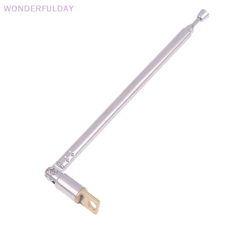 New 1Pc 4 Section Telescopic Stainless Steel AM FM Radio Antenna Universal Head Speaker Radio Pull Rod
New 1Pc 4 Section Telescopic Stainless Steel AM FM Radio Antenna Universal Head Speaker Radio Pull Rod