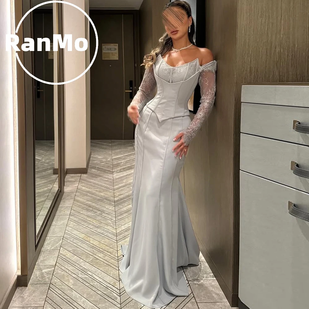 Ranmo Sweetheart Mermaid Evening Dresses Long Sleeves Prom Dresses 2026 Off Shoulder Formal Dress Women Party Dresses Customized
Ranmo Sweetheart Mermaid Evening Dresses Long Sleeves Prom Dresses 2026 Off Shoulder Formal Dress Women Party Dresses Customized