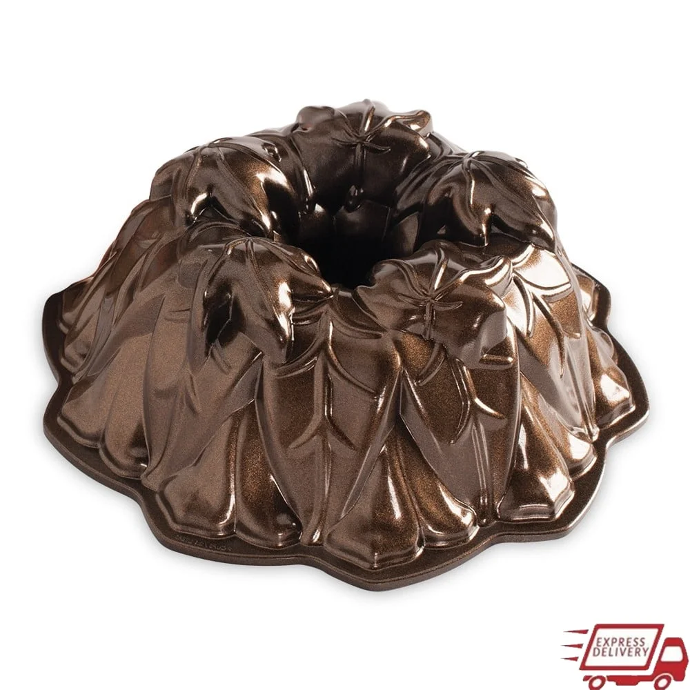 Intricate Leaf Design Bundt Pan Nonstick Cast Aluminum 9-Cup Capacity Oven Safe Baking Mold All Seasons
Intricate Leaf Design Bundt Pan Nonstick Cast Aluminum 9-Cup Capacity Oven Safe Baking Mold All Seasons