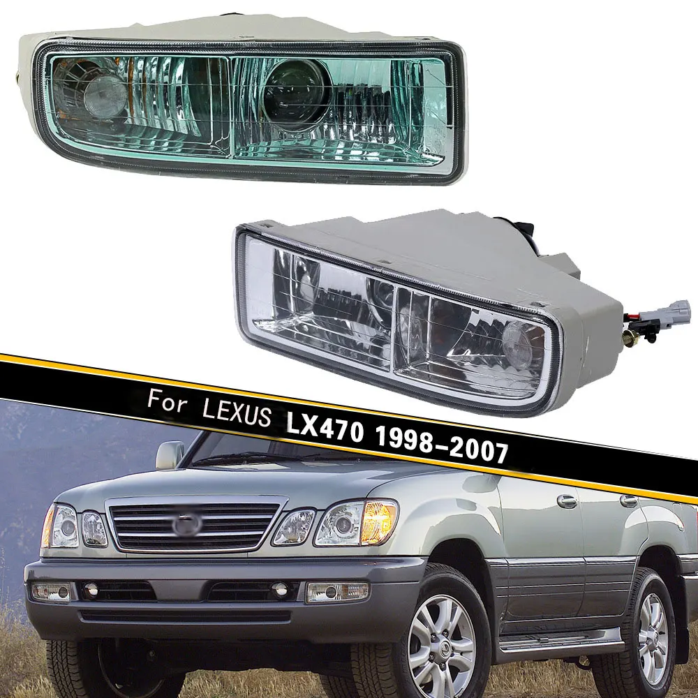 A Pair Car Front Bumper Fog Light For Lexus Lx470 1998-2007 Fog Lamp Driving Lamp Crystal
A Pair Car Front Bumper Fog Light For Lexus Lx470 1998-2007 Fog Lamp Driving Lamp Crystal