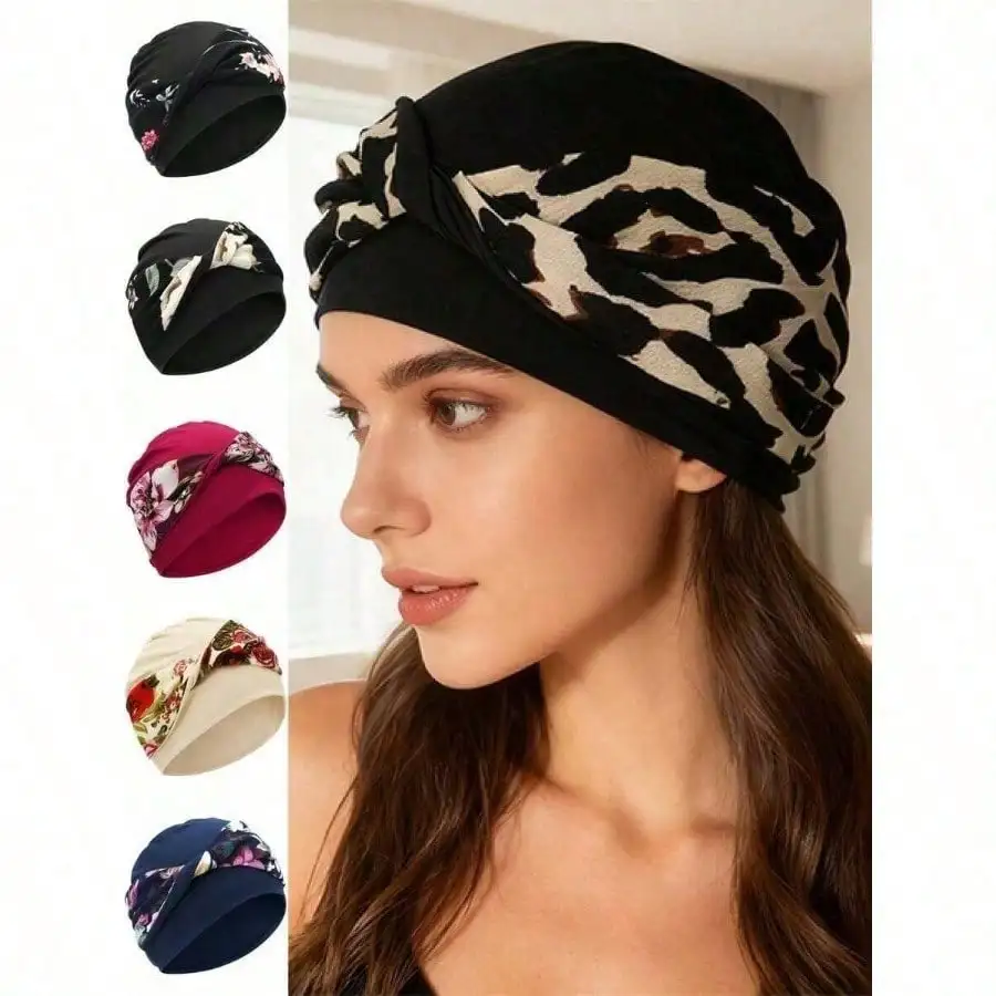 1pc European & American Fashion Street Style Headscarf Hat, Printed Headband Twist Beanie, Floral Headscarf Hat, Suitable For Cancer Patients, Elastic Chemotherapy Headwear Turban
1pc European & American Fashion Street Style Headscarf Hat, Printed Headband Twist Beanie, Floral Headscarf Hat, Suitable For Cancer Patients, Elastic Chemotherapy Headwear Turban