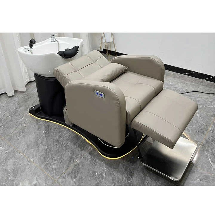 Rotatable Saloon Hair Wash Chair Electric Modern Shampoo Bowl Bed with Led Lighting
Rotatable Saloon Hair Wash Chair Electric Modern Shampoo Bowl Bed with Led Lighting