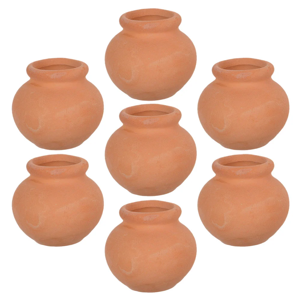 7 Pcs Succulent Flower Pot Miniature Clay Pots Terracotta Planter Small Garden for Indoor Plants Planting Bulk 
7 Pcs Succulent Flower Pot Miniature Clay Pots Terracotta Planter Small Garden for Indoor Plants Planting Bulk