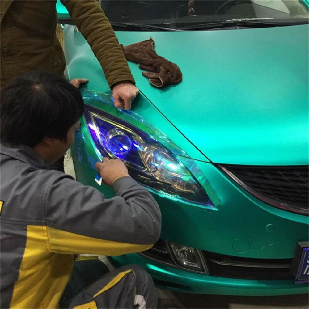 Chameleon Colorful Car Headlight Tail Light Lamps Vinyl Tint Films 12x39inch Wrap Cover Auto Exterior Accessory
Chameleon Colorful Car Headlight Tail Light Lamps Vinyl Tint Films 12x39inch Wrap Cover Auto Exterior Accessory