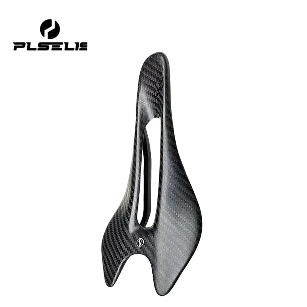 Plselis Lightweight High-Strength Carbon Fiber Road Bicycle Saddle 56g Hollow Breathable Ergonomic Seat CushionPS--3005
Plselis Lightweight High-Strength Carbon Fiber Road Bicycle Saddle 56g Hollow Breathable Ergonomic Seat CushionPS--3005