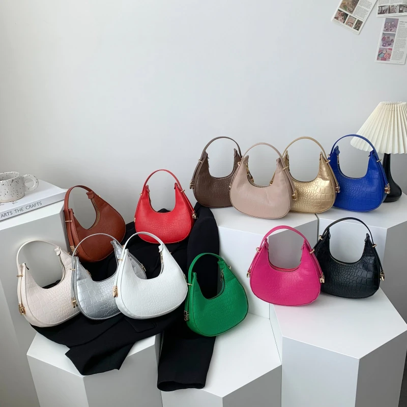 Trendy Luxury Design PU Leather Shoulder Hobo Bag Women Small Clutch Handbag Purse Female Underarm Bag Shopper Totes
Trendy Luxury Design PU Leather Shoulder Hobo Bag Women Small Clutch Handbag Purse Female Underarm Bag Shopper Totes