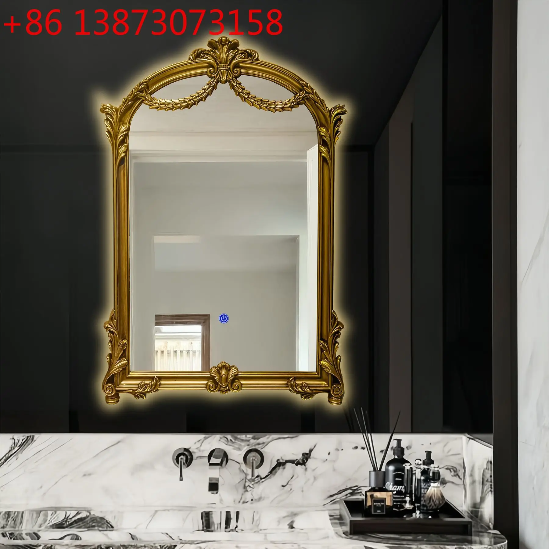 French retro bathroom mirror carved art photo frame decorative mirror vanity vanity mirror
French retro bathroom mirror carved art photo frame decorative mirror vanity vanity mirror