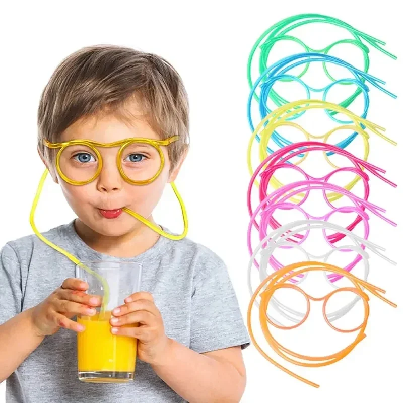Funny Soft Straw Glasses Plastic Drinking Straws Unique Flexible Drinking Tube Birthday Party Supplies Accessories Boba straws
Funny Soft Straw Glasses Plastic Drinking Straws Unique Flexible Drinking Tube Birthday Party Supplies Accessories Boba straws