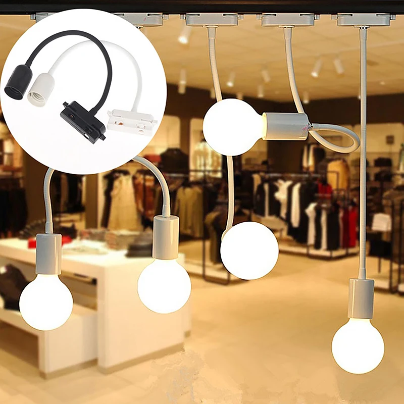 1 Piece Black White Household LED Track Lighting E27 Adjustable Bendable Gooseneck Hose Track Spotlight Fixture
1 Piece Black White Household LED Track Lighting E27 Adjustable Bendable Gooseneck Hose Track Spotlight Fixture