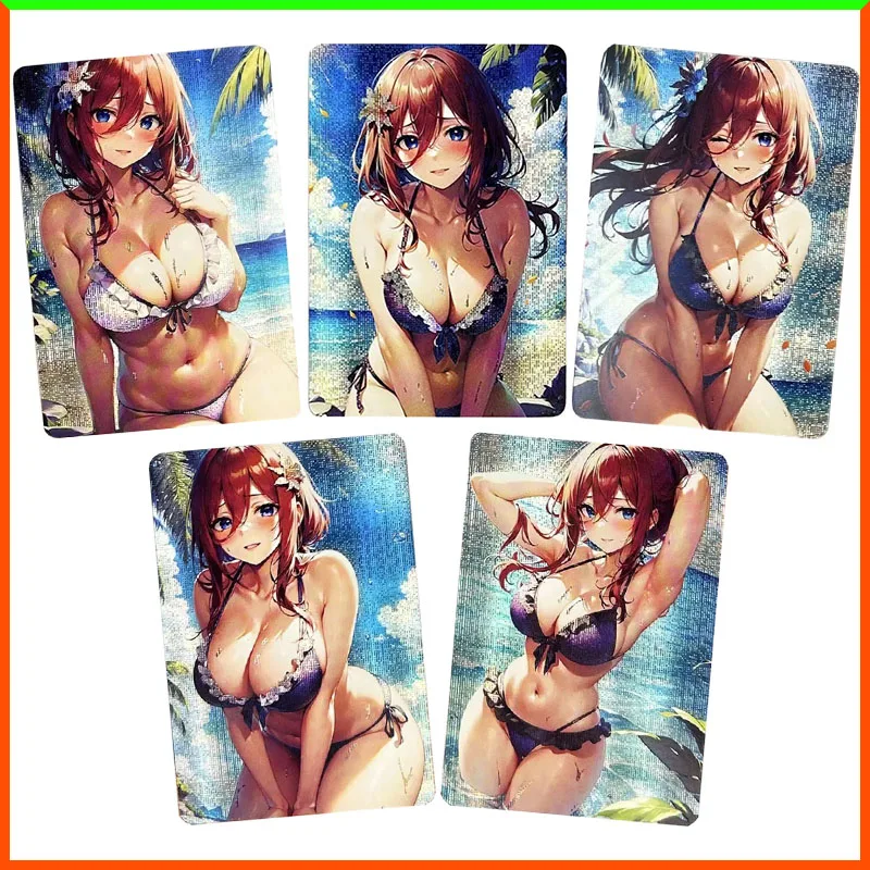 Аниме История Богини DIY ACG Игрушка для мальчика Накано Мику Золотая фольга Игры Голографическая блестящая Коллекционная карта Рождественский подарок на день рождения
Аниме История Богини DIY ACG Игрушка для мальчика Накано Мику Золотая фольга Игры Голографическая блестящая Коллекционная карта Рождественский подарок на день рождения