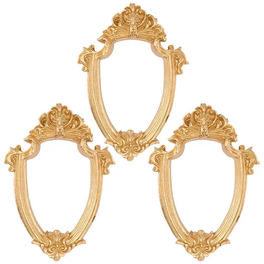 3 Pcs Mini Picture Frames Bulk for Display Vintage Golden Small Photo Prop Kit Ornaments
3 Pcs Mini Picture Frames Bulk for Display Vintage Golden Small Photo Prop Kit Ornaments