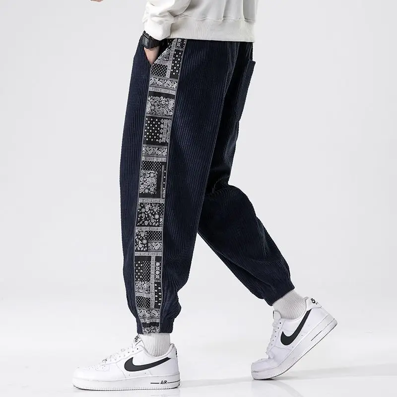 Man Sports Pants Corduroy Plus Big Size Sweatpants for Men Print Loose Korean Harajuku Trend Casual Retro Comfortable Trousers
Man Sports Pants Corduroy Plus Big Size Sweatpants for Men Print Loose Korean Harajuku Trend Casual Retro Comfortable Trousers