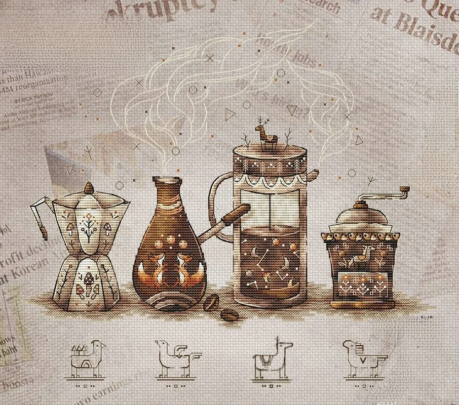 Cool Breeze DMC Cross Stitch Kit Living Room New Style Coffee Cloth QT3630 Coffee Pot Small Animal Print
Cool Breeze DMC Cross Stitch Kit Living Room New Style Coffee Cloth QT3630 Coffee Pot Small Animal Print