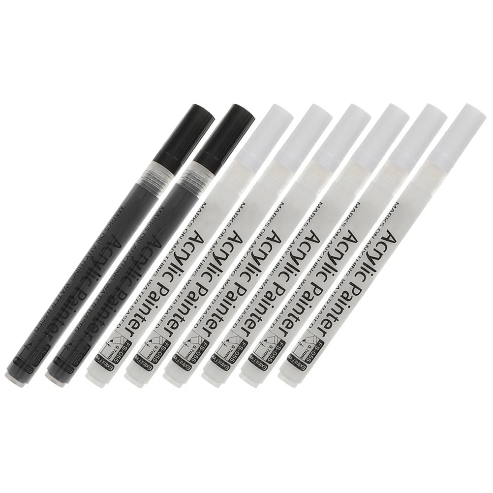 8pcs Pens White Markers Fine Paint Markers White Marker Tip Permanent Supplies Black Paper Painting Tools
8pcs Pens White Markers Fine Paint Markers White Marker Tip Permanent Supplies Black Paper Painting Tools