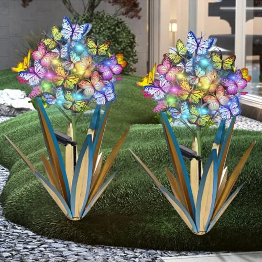 Solar Metal Agave Butterfly Flower Stick Garden Sculpture - Outdoor Gift Christmas s - Swaying Butterfly Garden s
Solar Metal Agave Butterfly Flower Stick Garden Sculpture - Outdoor Gift Christmas s - Swaying Butterfly Garden s
