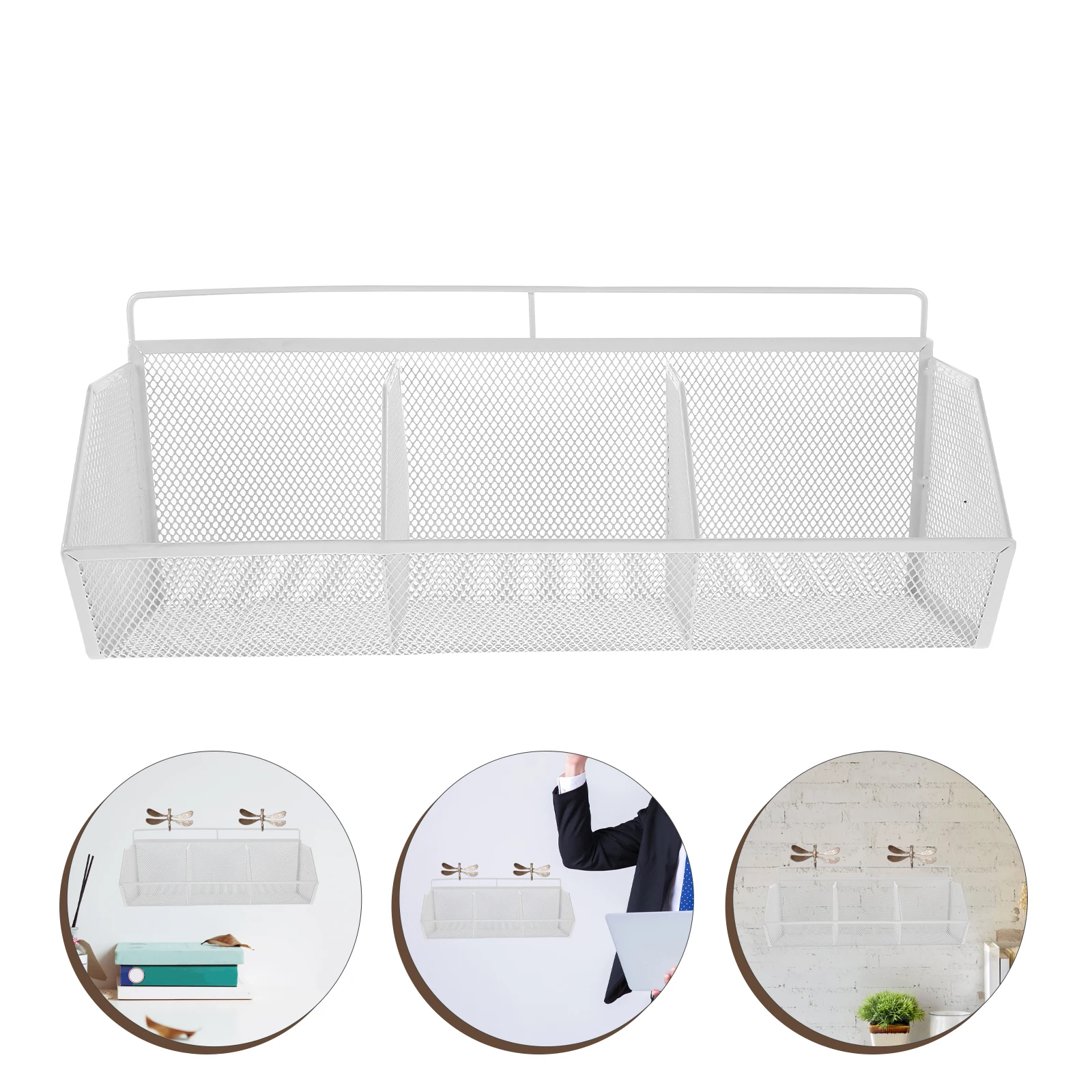 3-Compartments Wire Mesh Desktop Organizer File Storage Box Iron Office Supplies For Documents Magazines Mail Sorter Space
3-Compartments Wire Mesh Desktop Organizer File Storage Box Iron Office Supplies For Documents Magazines Mail Sorter Space
