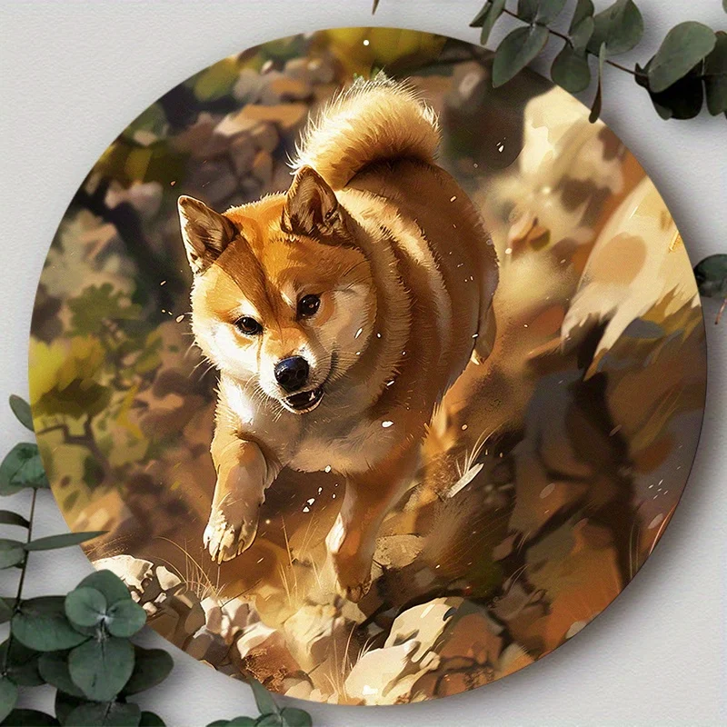 Cute Dog Gift Round Aluminum Metal Sign Mask Theme Art Decorative Plates for Office Home Cafe Club Bar Yard Wall Decor
Cute Dog Gift Round Aluminum Metal Sign Mask Theme Art Decorative Plates for Office Home Cafe Club Bar Yard Wall Decor