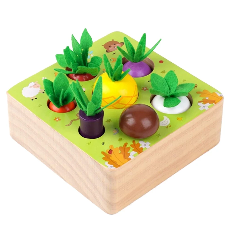 Hot Sale Fruit Vegetable Matching Game Toys Kids Harvest Carrots Farm Vegetable Fruit Learning Cognition Toy For Childre
Hot Sale Fruit Vegetable Matching Game Toys Kids Harvest Carrots Farm Vegetable Fruit Learning Cognition Toy For Childre