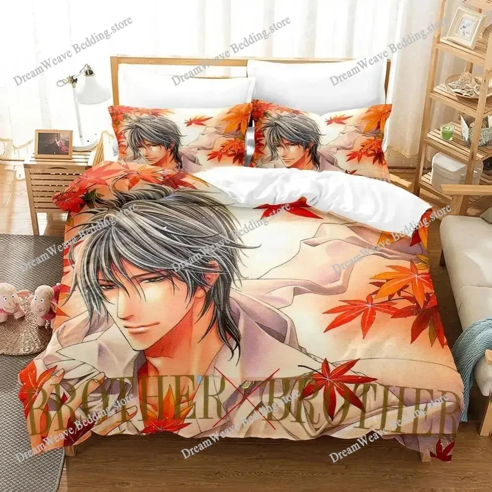 Brother X Brother Luxury Bedding Set Anime Cartoon Duvet Cover Set Comforter Bedspread Twin Single Size Printed Home Textile9639
Brother X Brother Luxury Bedding Set Anime Cartoon Duvet Cover Set Comforter Bedspread Twin Single Size Printed Home Textile9639