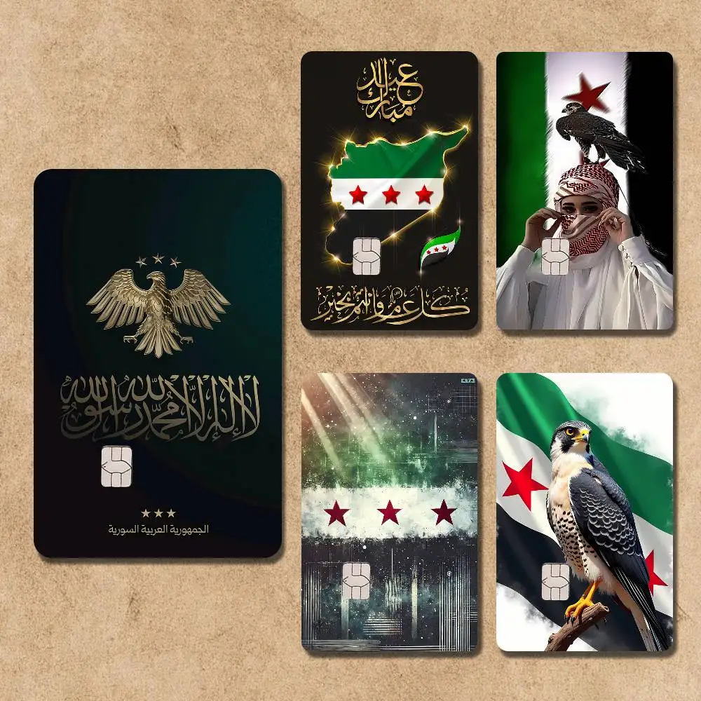 Syria Syrian Flag National Emblem Eagle Card Stickers Credit Visa Debit Bank Charge Card Bus Waterproof Sticker Decal Decoration
Syria Syrian Flag National Emblem Eagle Card Stickers Credit Visa Debit Bank Charge Card Bus Waterproof Sticker Decal Decoration