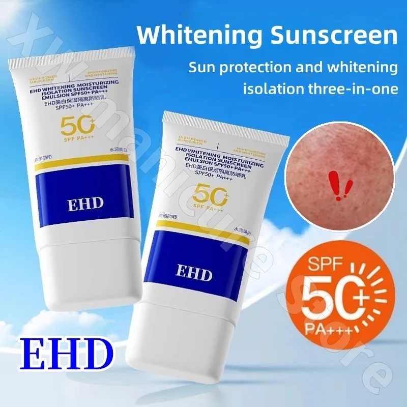 EHD Sunscreen Brightens White Face UV 50 Full Body Isolation for Men and Women Waterproof and Sweat-proof for Long-lasting
EHD Sunscreen Brightens White Face UV 50 Full Body Isolation for Men and Women Waterproof and Sweat-proof for Long-lasting