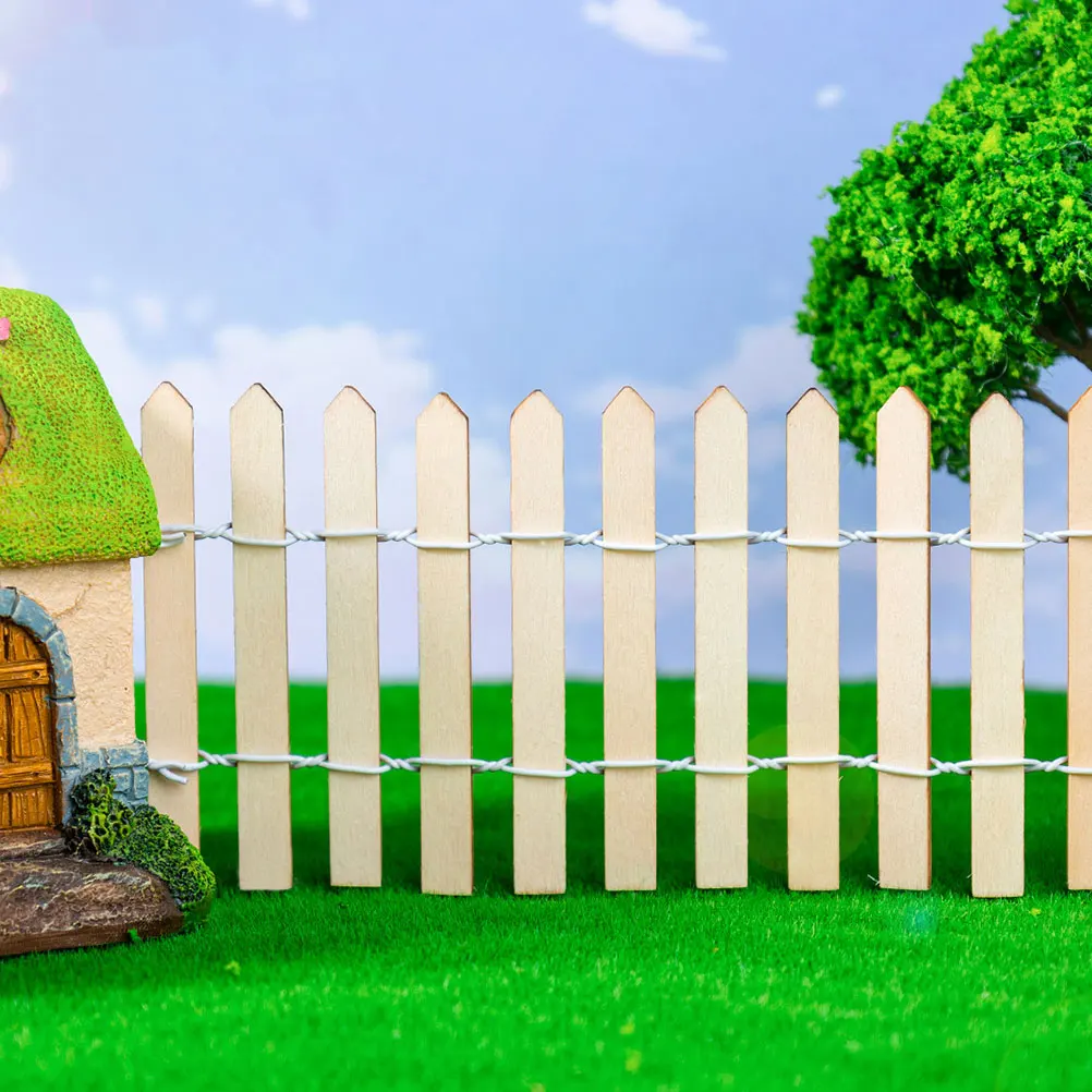 2pcs Micro Landscape Wooden Fence Decorative Mini Dollhouse Fences Small Picket Fence for Garden Gardening Accessories DIY
2pcs Micro Landscape Wooden Fence Decorative Mini Dollhouse Fences Small Picket Fence for Garden Gardening Accessories DIY