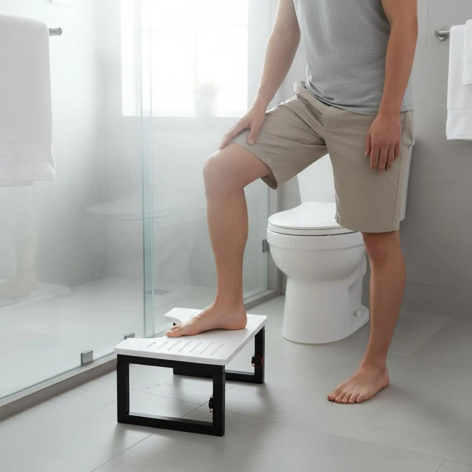 Folding Toilet Stool Portable Foldable Toilet Stool Space-Saving
Folding Toilet Stool Portable Foldable Toilet Stool Space-Saving