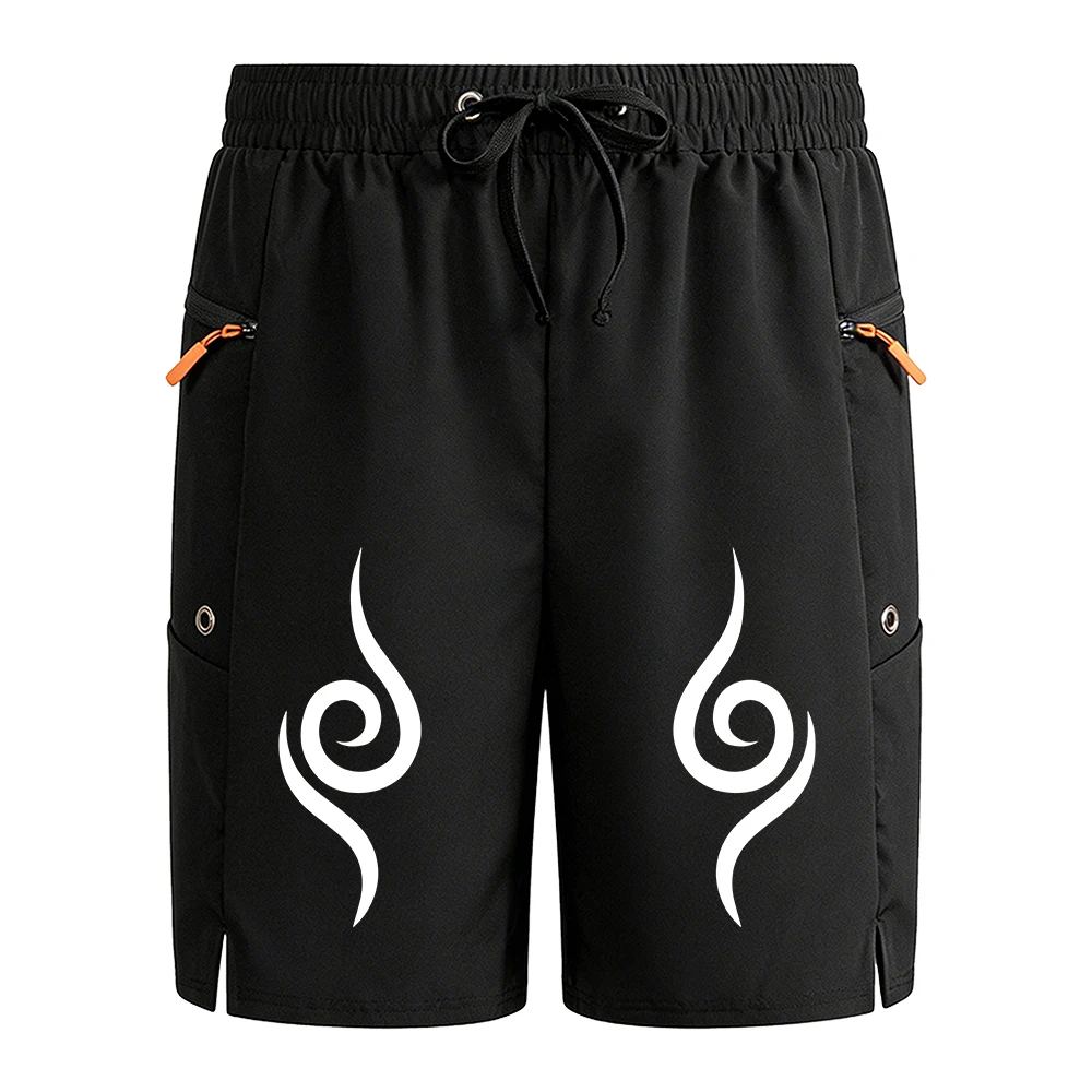 Men's Summer Black Casual Running Shorts Symmetrical spiral Graphic Print Fitness Hiking with Zipper Pockets Drawstring Waist
Men's Summer Black Casual Running Shorts Symmetrical spiral Graphic Print Fitness Hiking with Zipper Pockets Drawstring Waist