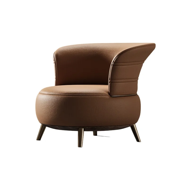 1 Leather creative single sofa villa living room Italian sofa leisure light luxury designer tiger chair
1 Leather creative single sofa villa living room Italian sofa leisure light luxury designer tiger chair