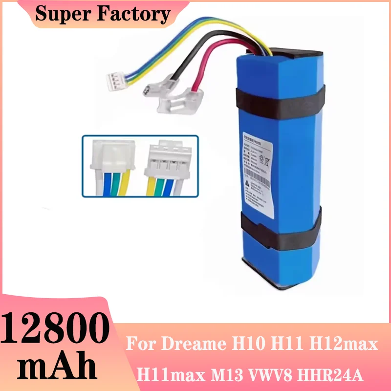 NEW 21.6V 100% Original 12800mAh for Dream H10 H11 H12 H11MAX M13 H12S VWV8 HHR24A Floor Scrubber Rechargeable Battery
NEW 21.6V 100% Original 12800mAh for Dream H10 H11 H12 H11MAX M13 H12S VWV8 HHR24A Floor Scrubber Rechargeable Battery