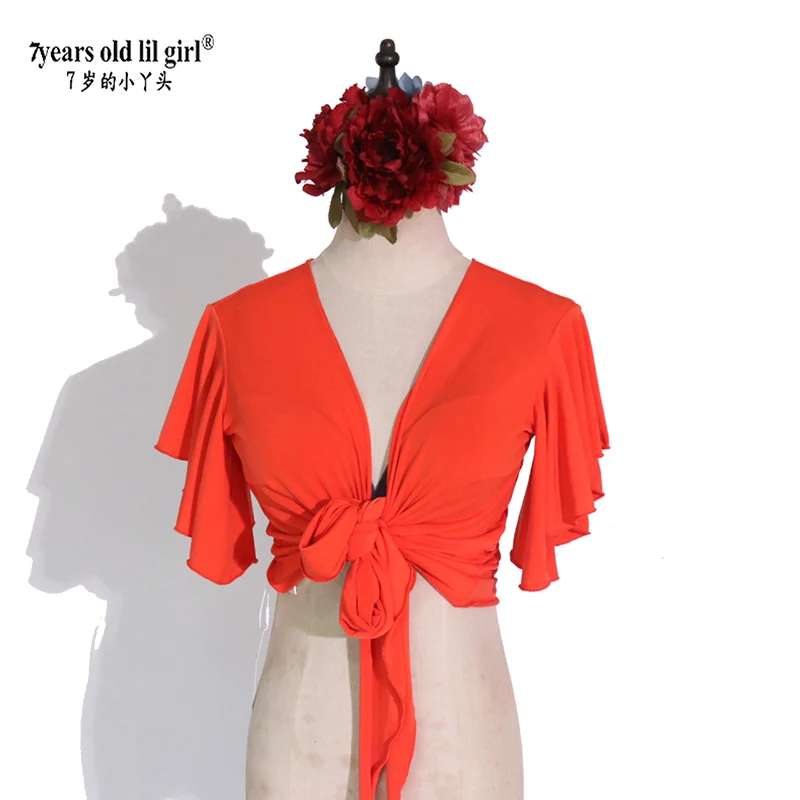 Adult Sexy Elegant Modal Flamenco Practice Tops Shirt Costumes for Women Clothes BKK115
Adult Sexy Elegant Modal Flamenco Practice Tops Shirt Costumes for Women Clothes BKK115